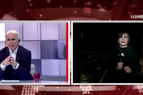 Elment Orbán házához a macedón tévé