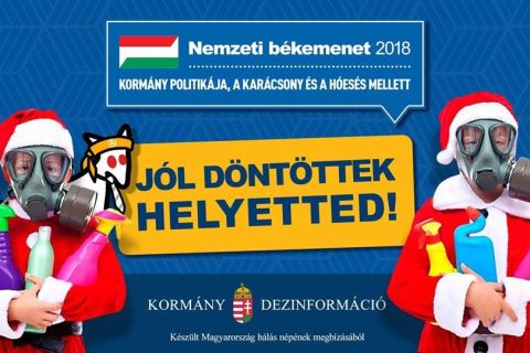 Összkarácsonyi békemenetet szervez a Magyar Kétfarkú Kutya Párt