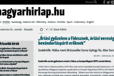 Felfüggesztik a Magyar Hírlap propagandaprospektus megjelentetését, az online változat marad