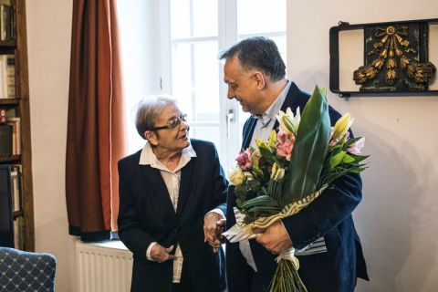 Törőcsik Mari elárulta, hogy mit érzett, amikor Orbán Viktor meglátogatta