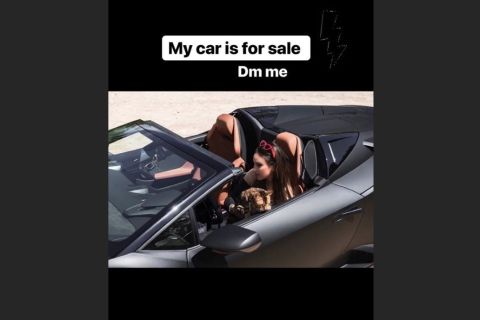 Vajna Tímea Instagramon árulja a Lamborghinijét