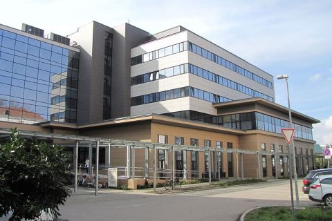 A Békés Megyei Központi Kórház épülete.