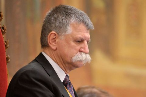 Kövér László házelnök az Országgyűlés plenáris ülésén 2019. július 1-jén.
