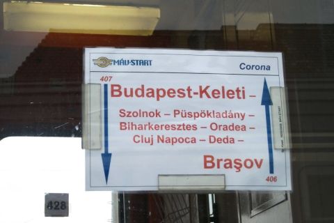 Ezentúl magyarul is feltünteti a MÁV a határon túli állomásneveket