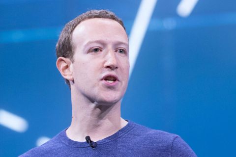 Mark Zuckerberg az F8 fejlesztői konferencián 2018-ban.