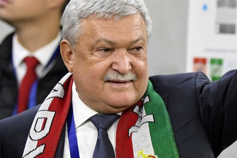 Csányi Sándor, a Magyar Labdarúgó Szövetség (MLSZ) elnöke a Puskás Aréna nyitóünnepségén 2019. november 15-én.