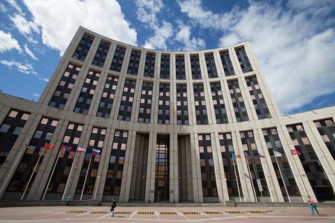 A Nemzetközi Gazdasági Együttműködési Bank központja Moszkvában.