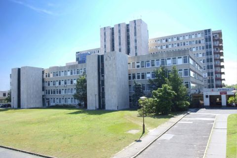A Jahn Ferenc Dél-pesti Kórház és Rendelőintézet épülete.