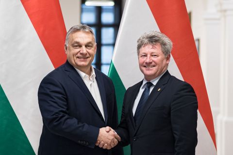 Orbán Viktor és Fenyvesi Zoltán.