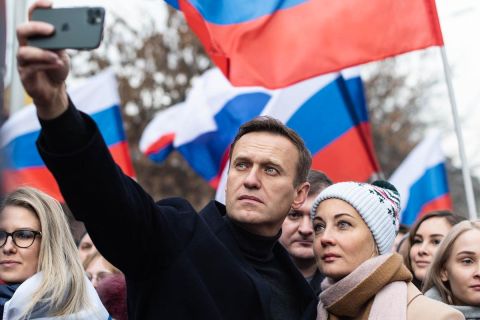 Alekszej Navalnij politikus, orosz ellenzéki vezető.