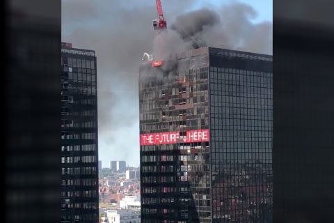 Kigyulladt a brüsszeli World Trade Center