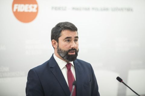 Hidvéghi Balázs, a Fidesz-KDNP európai parlamenti képviselője.