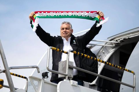 Orbán Viktor nagyon várja, hogy a magyarok is pályára lépjenek a foci Eb-n.