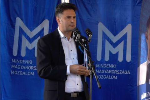 Márki-Zay Péter hódmezővásárhelyi polgármester, a Mindenki Magyarországa Mozgalom alapító elnöke.