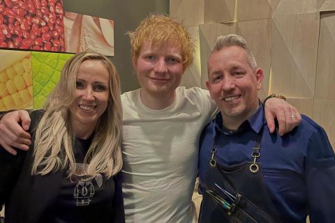 Ed Sheeran Sárközi Ákos éttermében vacsorázott