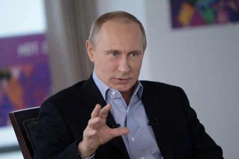 Vlagyimir Putyin orosz elnök.