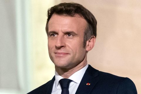 Emmanuel Macron francia elnök.