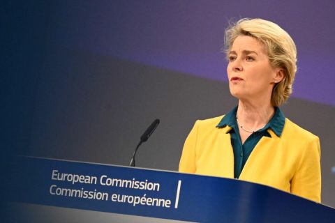 Ursula von der Leyen, az Európai Bizottság elnöke.