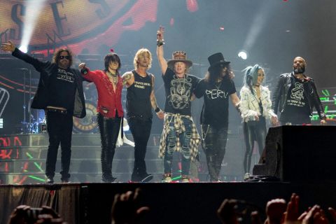 A Guns N' Roses 2017-ben, Londonban.
