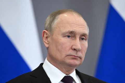 Vlagyimir Putyin orosz elnök 2022-ben.