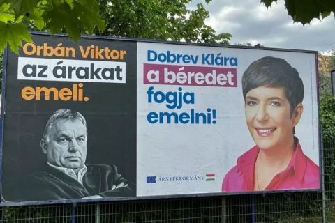 „Orbán az árakat emeli, Dobrev a béredet fogja!” – plakátkampányt indított a DK