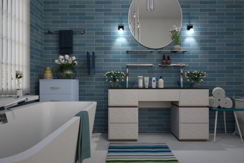 Otthoni luxus modern fürdőkádakkal