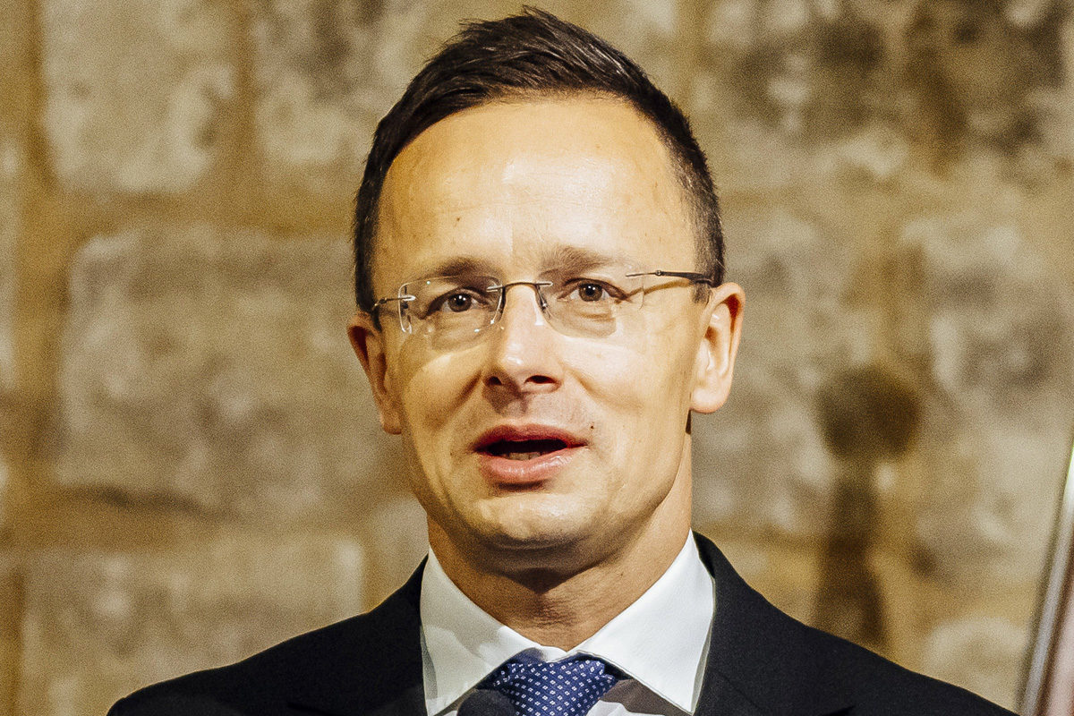 Szijjártó Péter külgazdasági és külügyminiszter Vallettában 2019. november 20-án.
