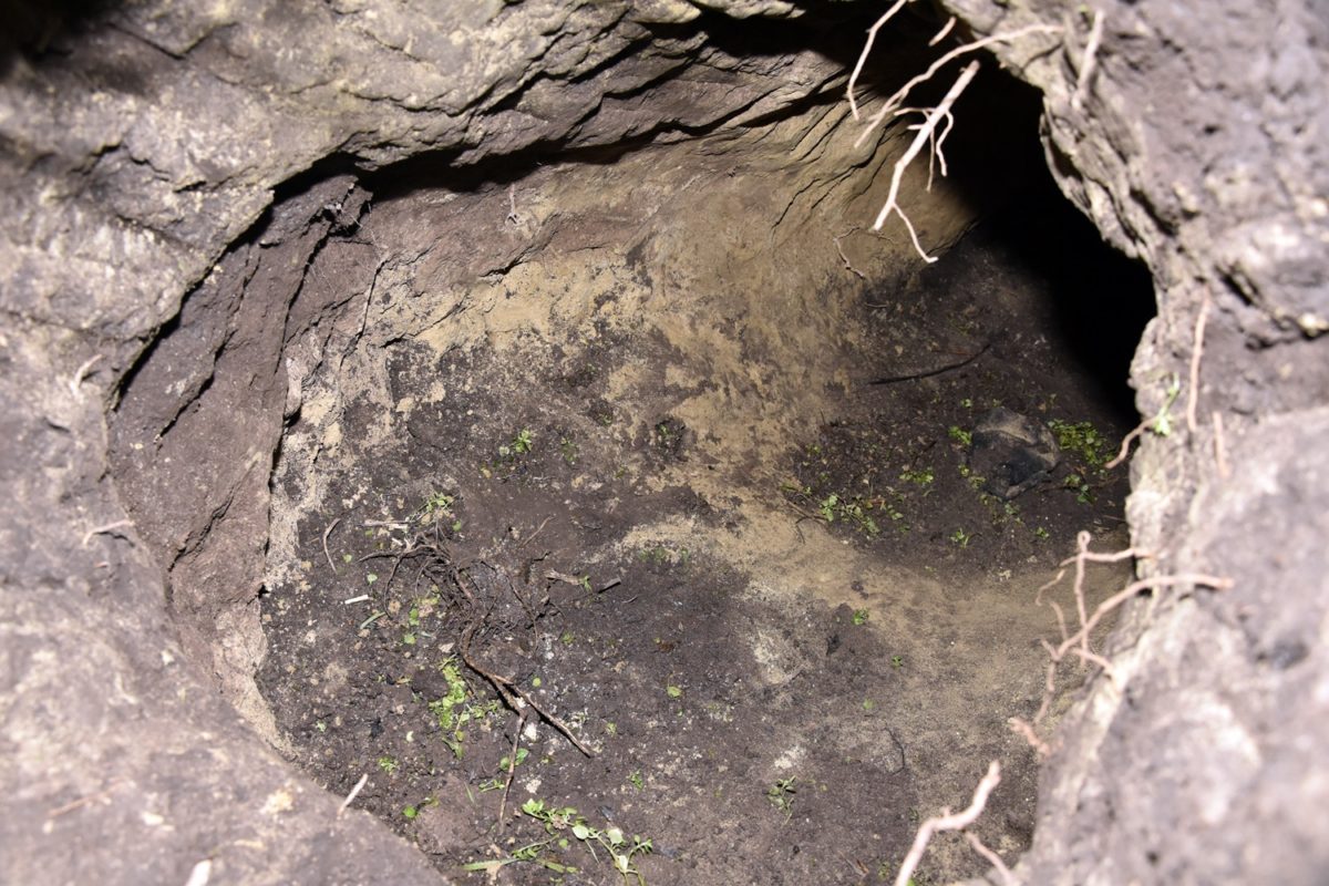 A 2020. január 21-én felfedezett alagút.