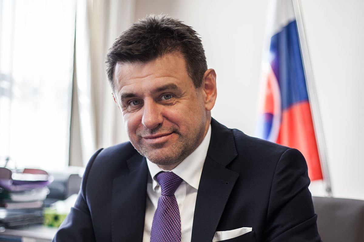 Solymos László szlovák környezetvédelmi miniszter.