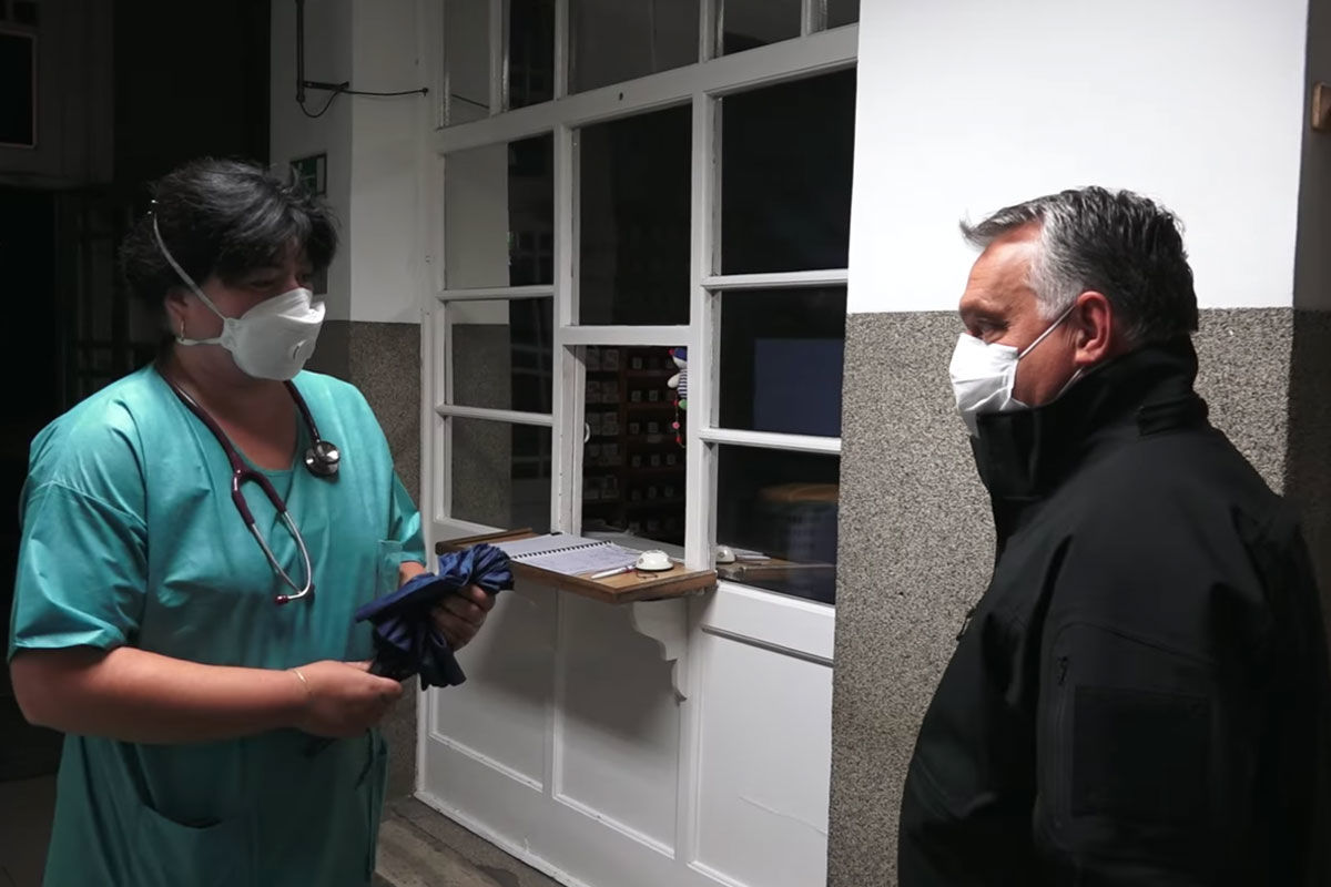 Orbán ismét meglátogatott egy kórházat, és most szerencsére csupa jó válaszokat kapott
