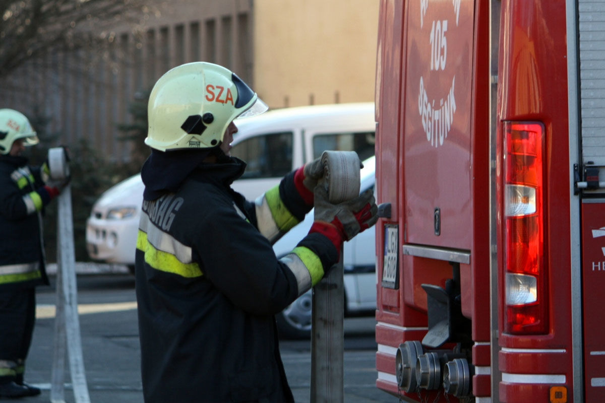 Tűz volt egy budapesti kórházban