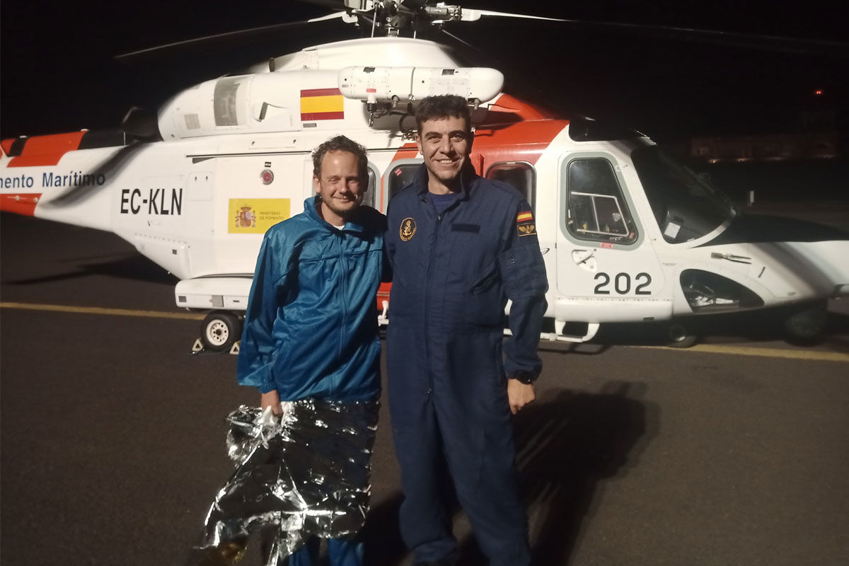 Mentőhelikoptert küldtek Rakonczay Gáborért az Atlanti-óceánra