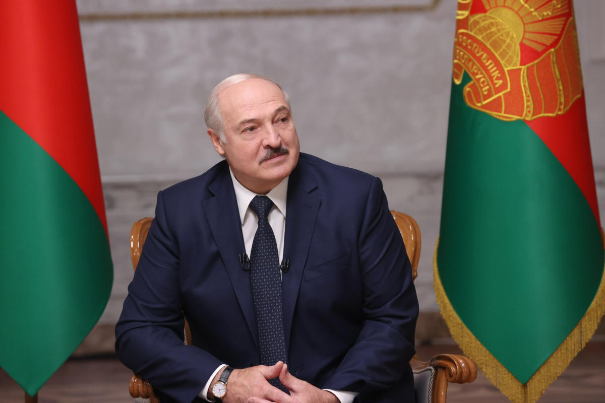 Aljakszandr Lukasenka, Fehéroroszország elnöke.