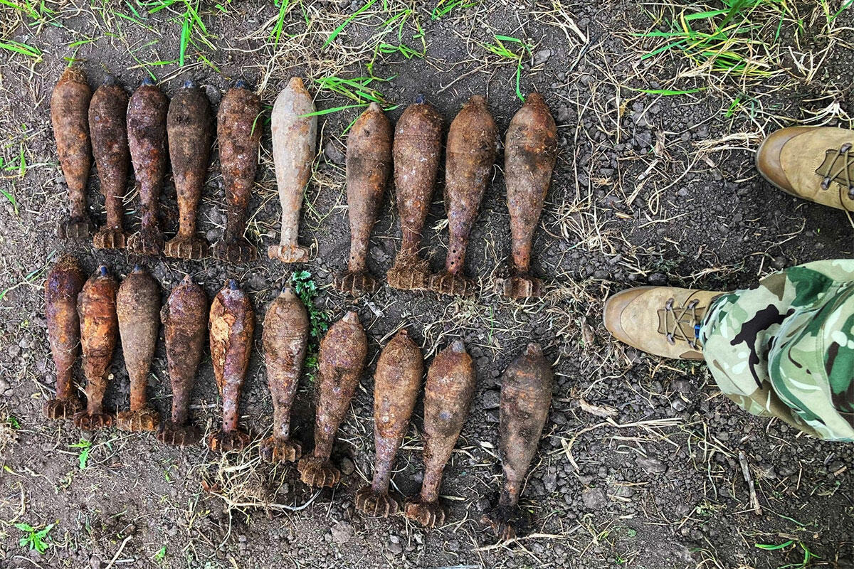 Lócsontváz és aknavető gránátok kerültek elő egy mezőzombori szántóföldön