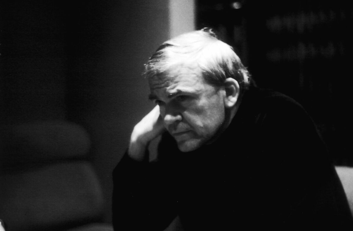 Milan Kundera 1980-ban.