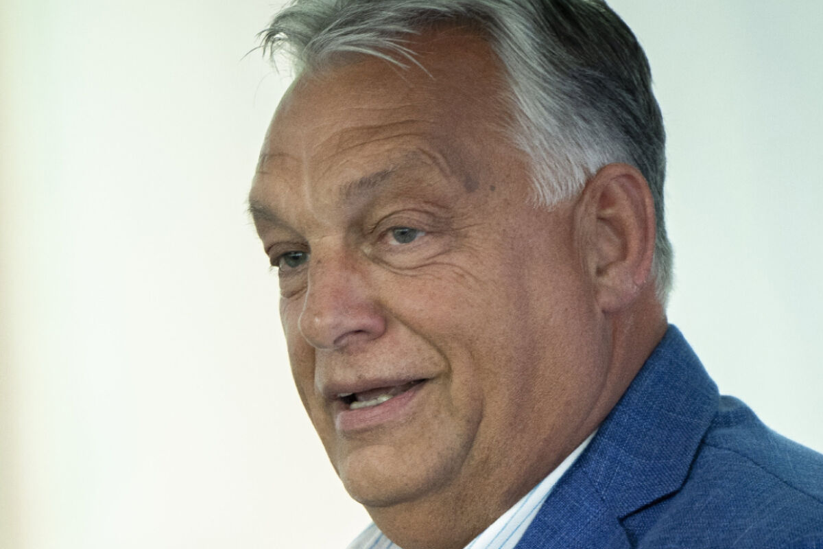Orbán Viktor kormányfő előadása a Polgári Magyarországért Alapítvány rendezvényén, a Polgári Pikniken a kötcsei Dobozy-kúriában 2023. szeptember 9-én.