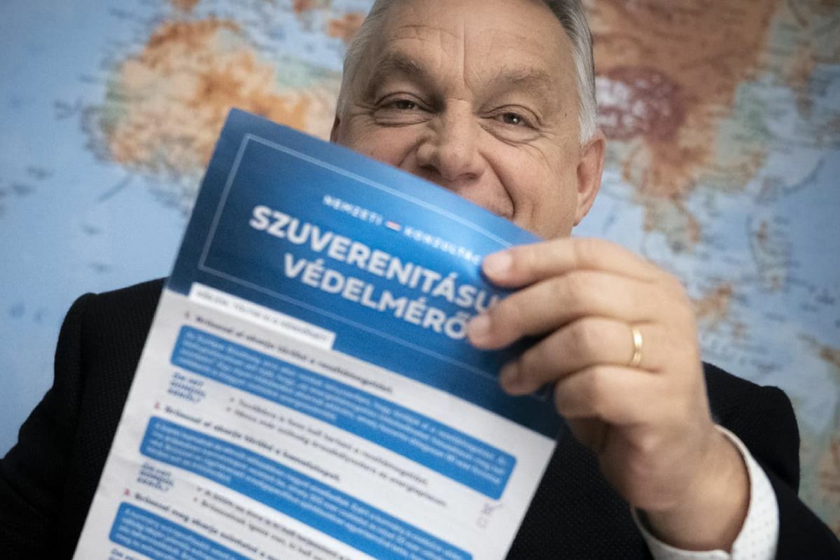Orbán Viktor: én is megkaptam a nemzeti konzultációt!