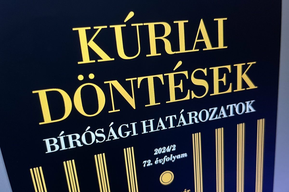 Felfüggesztik a Kúriai Döntések című folyóirat kiadását, amiben a kegyelmi botrányt kirobbantó határozat is megjelent