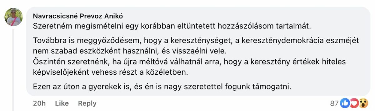Idetesszük képként is, ha esetleg megint cenzúra érné a feleséget.