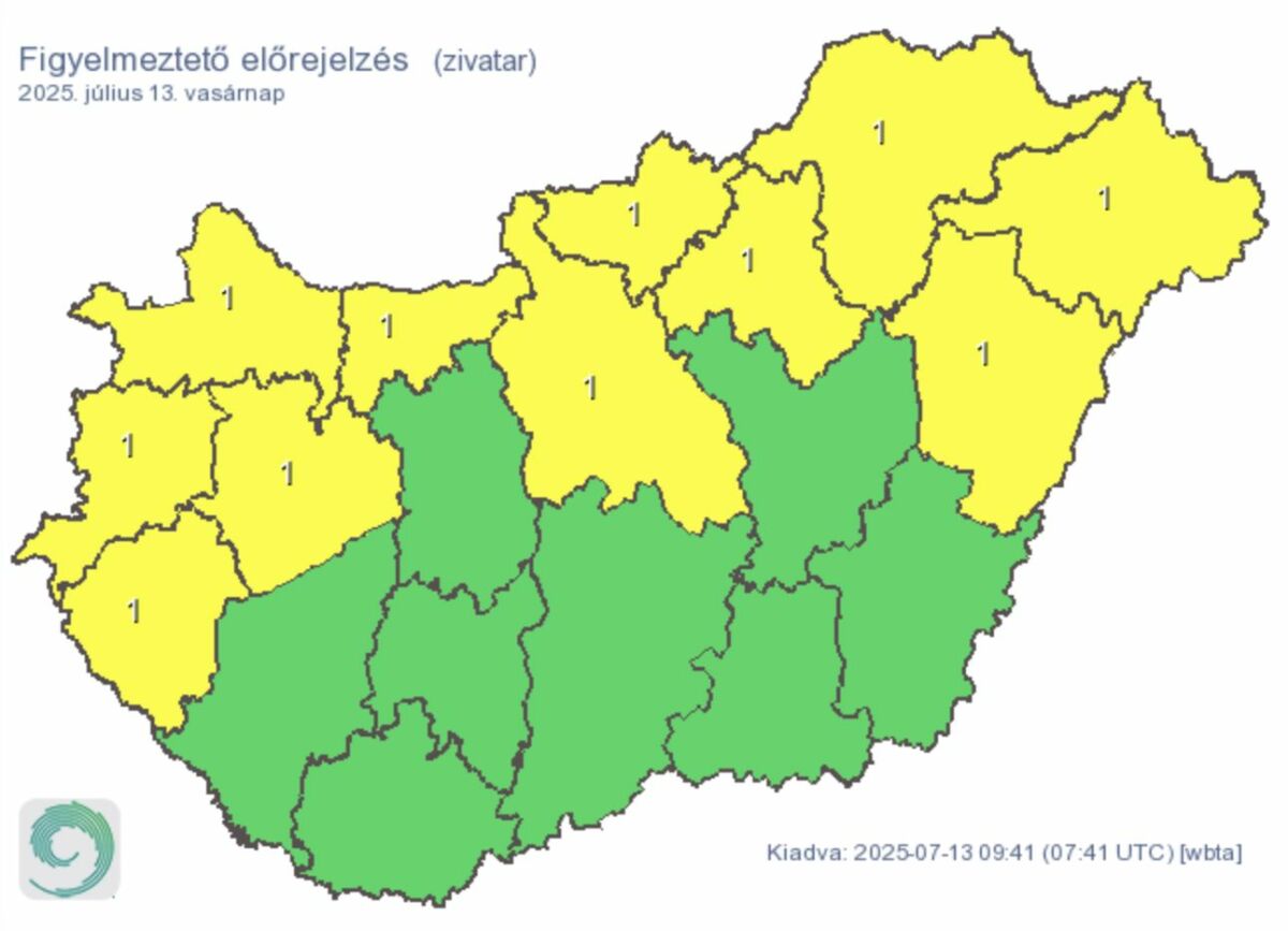 sarga-riasztas