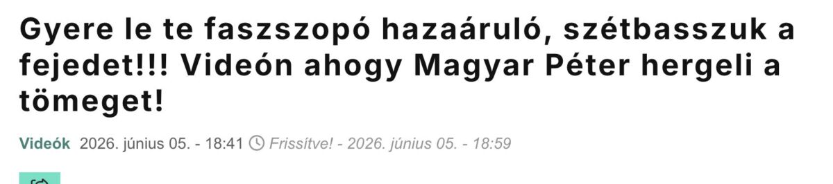 Egy cikk címe a Vadhajtások nevű blogon, amit Orbán Viktor a kedvenc igeforrásaként ajánlott.